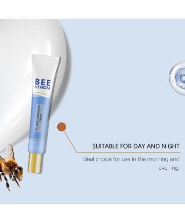  QPJUVC Collagen Bee Venom Wake Up Eye Cream - Anti-aging eye contour serum reduces wrinkles dark circles puffiness and under-eye bags - Firming and tightening under-eye cream - Buy Online on GoSupps.com