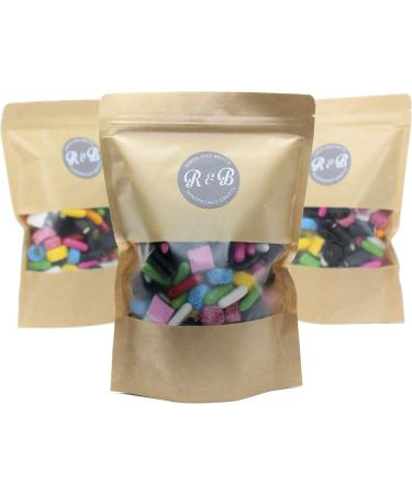 1Ltr Large Bag of Retro Pick and Mix Sweets. Ideal for Birthday Thank You Gift Party Prizes Presents (or just eat then yourself)! (Liquorice Mix) - Buy Online on GoSupps.com