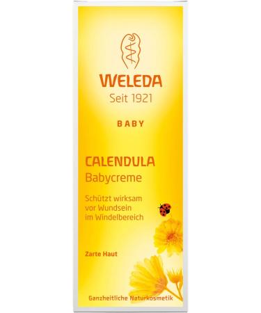 Weleda Calendula Baby Cream - Protects Sensitive Skin, Soothes Irritation, Promotes Regeneration - 75 ml - Buy Online on GoSupps.com