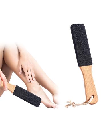 Bare Foot File Foot Files for Hard Skin Foot Files and Pumice Stone Set for Hard Skin Premium Beech Wood & Silicon Carbide for Smooth Feet and Hands Black