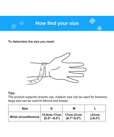 Tolaccea Reusable Cold-Warm Compress Gel Pad for Wrist | Pain Relief & Injury Recovery - Black M - Buy Online on GoSupps.com