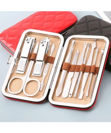 ZSLBMD Beauty Nail Tools 11-Piece Nail Clipper Set Home Eyebrow Clipper Ear Acne Clipper Nail Clipper 11-6.5CM B - Buy Online on GoSupps.com