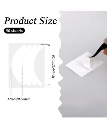 Foam Eye Pads for Lash Extensions - 100 Hypoallergenic Non-Lint Under Eye Pads for Lash Lifts & Perms | Micro-Foam Eyelash Extensions Supplies - Buy Online on GoSupps.com