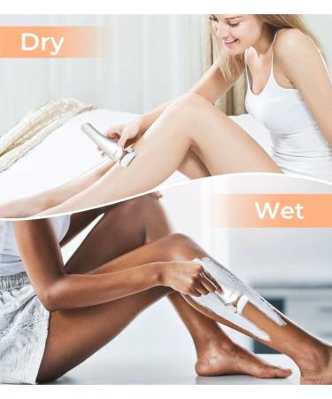 Pritech Rechargeable Women Razor - Electric Trimmer for Wet & Dry Use, Lady Shaver for Legs, Arms, Underarms - IPX6 Waterproof, USB & Dock Charging - Buy Online on GoSupps.com