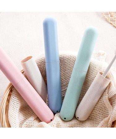Portable Blue Toothbrush Holder Container for Travel Storage - Buy Online on GoSupps.com