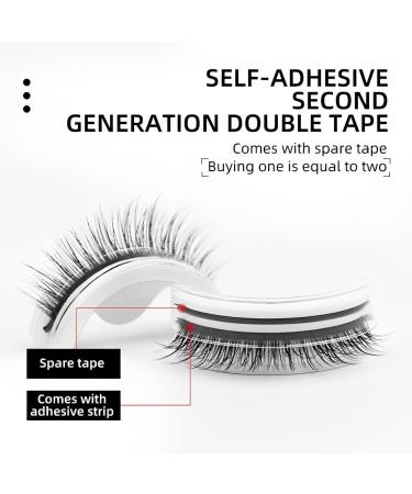 God Fairy Reusable Self-Adhesive Eyelashes 3 Pairs with Mascara - Natural Look, Easy to Apply, Waterproof False Eyelashes - Buy Online on GoSupps.com
