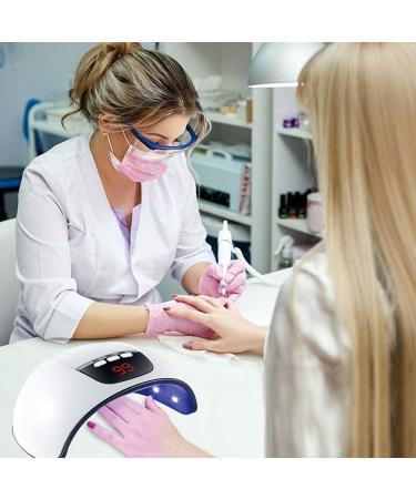UV LED Nail Lamp 54W Gel Nail Polish Dryer Curing Lamp Professional Manicure Pedicure Nail Dryer Light with 3 Timers Auto Sensor LED Digital Display (USB Port) - Buy Online on GoSupps.com