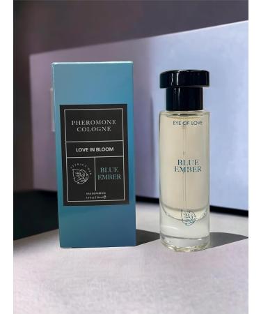 Eye Of Love Bloom Blue Ember Pheromone Cologne - Intense Attraction for Evening Adventures- Unleash Confidence and Magnetism- 30ml BLUE EMBER 1 Fl Oz (Pack of 1) - Buy Online on GoSupps.com