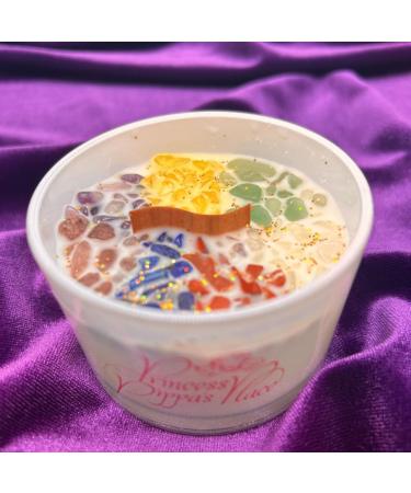 Princess Pippa's Place Healing Candles - Natural Soy Wax Aromatherapy with Crystals - 8 oz Crystal Candle for Yoga Relaxation & Meditation - Buy Online on GoSupps.com