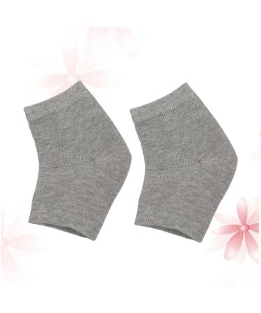 Ipetboom Gel Heel Socks Cracked Heels Gel Socks Silicone Gel Crystal Perfume Bottle Feet Cracked Socks Scissor Sleeve Nylon Socks Silicone Heel Socks Moisturizing Open Toe Socks - Buy Online on GoSupps.com