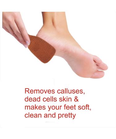 Pumice Stone Callus Remover & Exfoliator for Smooth, Soft Feet - Natural Terracotta Pedicure Tool for Cracked Heel Repair - Buy Online on GoSupps.com
