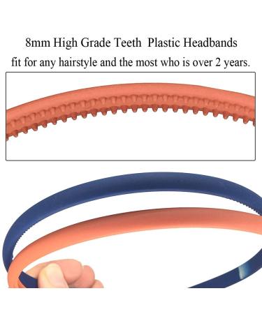 12x8mm Thin Rubber Hair Bands for Girls & Women - Durable Hair Ties with Teeth for Children & Teenagers - Buy Online on GoSupps.com
