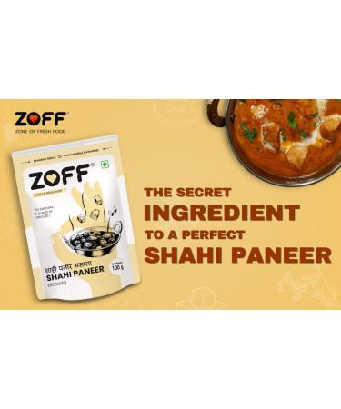 Zoff Shahi Paneer Masala (100g) / (3.5 oz) | For Delicious & Flavorful Cooking |All Natural | No Preservative - Buy Online on GoSupps.com