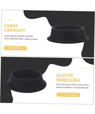 Beavorty Hair Hardness Scale | Stainless Steel & Silicone Washing Bowl for Men's Shaving Soap - Premium Mixing & Searing Dish - Buy Online on GoSupps.com