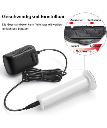 FCR-1 Adjustable Speed Electric Callus Remover | Efficient Foot Care with 60s Replacement Grinding Paper - Buy Online on GoSupps.com