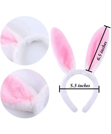 BJ-SHOP Bunny Ears Rabbit Headband Plush for Easter Costume Party Decoration - Buy Online on GoSupps.com