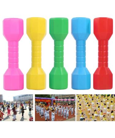 Buy Changor 10pcs Plastic Dumbbell Set for Kids | Safe & Fun Fitness Toys for Children - Buy Online on GoSupps.com