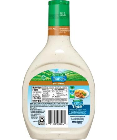 Hidden Valley Ranch Dressing & Dipping Sauce Buttermilk Dressing Gluten Free Salad Dressing 24 Ounces - Buy Online on GoSupps.com