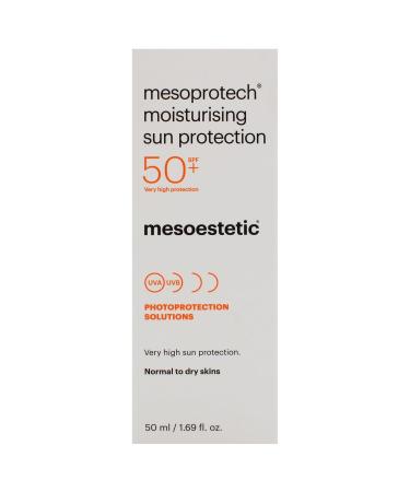 Moisturising Sun Protection SPF 50+ by Mesoestetic - Unisex Sunscreen 1.69 oz | International Shipping Available - Buy Online on GoSupps.com