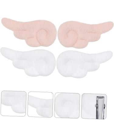 Beavorty 6 Pairs angel wings hairpin Cartoon Hair Clips angel wing hair clip Wings Hair Clamps wing barrette kawaii girl hair clips Female Headdress child Plush cosmetic white non-slip - Buy Online on GoSupps.com