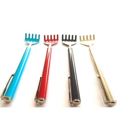 Set of 4 Extendable Telescopic Back Scratchers | 16.5-51 cm Metal Scratching Aid | International Shipping Available - Buy Online on GoSupps.com