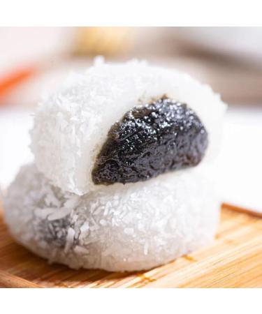 Sesame mochi 380g/bag Sticky Rice Cake Japanese Glutinous Rice Cake Strawberry mango flavor soft cake Dried rice dumpling handmade dessert Dim sum healthy Casual Snack gift (Coconut shreds 3bag) Coconut shreds 3bag - Buy Online on GoSupps.com