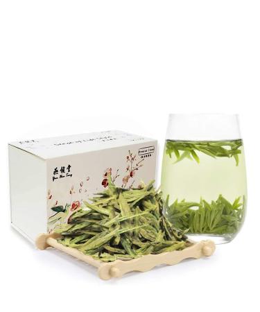 Yan Hou Tang Chinese Green Tea Longjing West Lake Dragon Well Loose Leaf Leaves 250 Gram Green Tea King