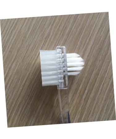 Partykindom Double-Sided Cleaning Brush for False Teeth | Prosthesis Care Toothbrush for Effective Dental Hygiene - Buy Online on GoSupps.com