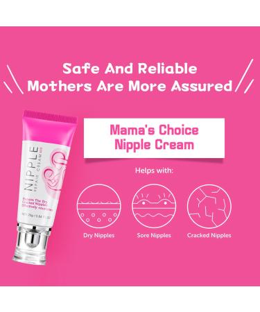 Nipple Moist Cream | Skin Repair & Moisturizing Balm for Sore Cracked Nipples | 0.9 Oz | Ideal for Breastfeeding Moms - Buy Online on GoSupps.com