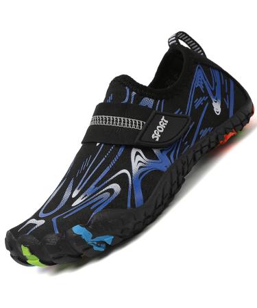 Lecygnb children beach shoes swimming shoes water shoes fast drying aquasque surf shoes barefoot shoe for young girl baby beach pool unisex 37 EU black black