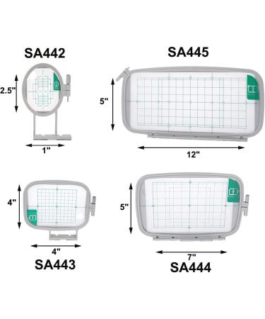 4-Piece Premium Embroidery Hoops for Brother PE800 SE1900 PE770 780D - Compatible with Brother Innovis 1250 700 & Babylock Machines - Buy Online on GoSupps.com