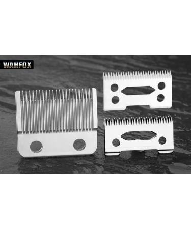 Wahfox Groove Tooth Pro 2 Holes Hair Clippers Replacement Blades Set for Wahl Magic Clip 8148/8504/8591/1919 - Buy Online on GoSupps.com