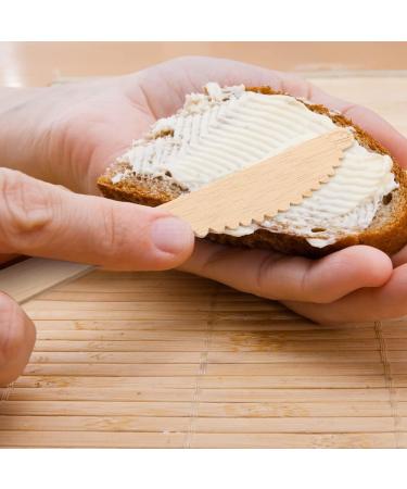 KIBON Bamboo Knives 100 Individually Wrapped Disposable Knives Biodegradable Packaging Sturdy Eco-Friendly Heat-Resistant Compostable Utensils for All Occasions Sustainable Plastic Alternative 100 Knives - Buy Online on GoSupps.com