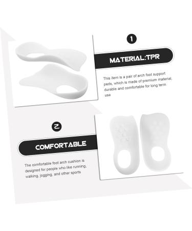 FOMIYES 3 Pairs Flat Foot Insoles - O Type Leg Shoe Inserts with Arch Support for Men | Comfortable Plantar Foot Pads & Gel Inserts for Optimal Support - Buy Online on GoSupps.com