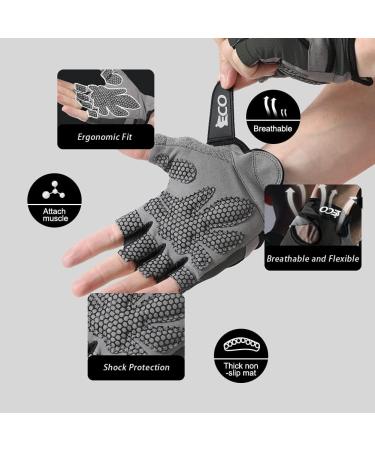 iECO Fitness Gloves - Optimal Training Gloves for Strength & Weight Training | CrossFit & Bodybuilding - Unisex Size L - Buy Online on GoSupps.com