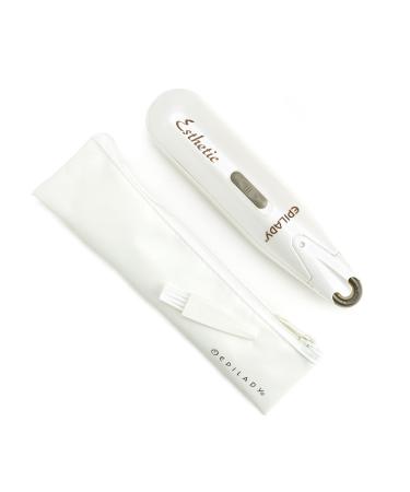Epilady Esthetic Compact Facial Epilator for Women - Facial Hair Removal & Peach Fuzz Remover with Cleaning Brush and Case - Buy Online on GoSupps.com