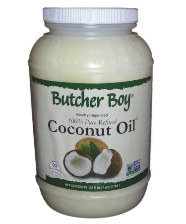 Butcher Boy 76f 100% Pure Refined Coconut Oil (128 Fluid Ounces) (1 Gallon)