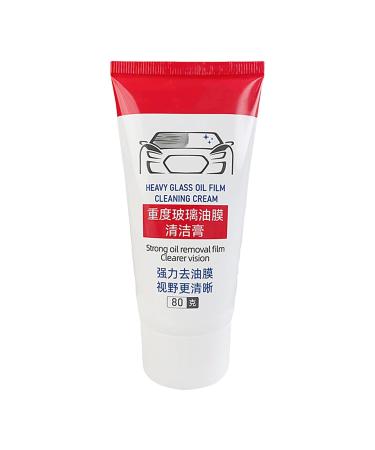 Glass Oil Film Removal Cream Windshield Cleaning Film Removal Cream - Multi-Purpose Cleaning Cream and Scratch Repair for Rearview Side Glass and Car Window