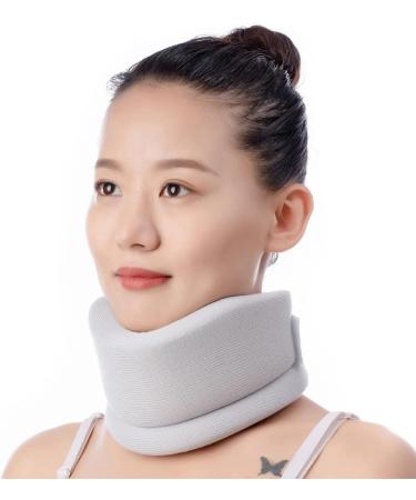 Neck Support for Migraine Relief | Soft Foam-Collar Fleece | Pain & Pressure Relief | Sleep Comfort (Size S) - Buy Online on GoSupps.com