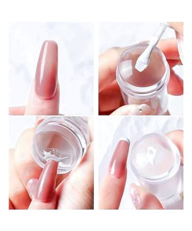 Premium Nail Stamper Set Jelly - Clear Nail Art Tools & Scraper for Perfect Manicure Prints | Silicone Stamping Plates Included - Buy Online on GoSupps.com