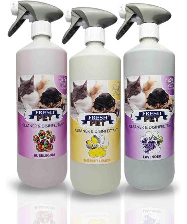 Trade Chemicals Pet Disinfectant 1L Spray 100% Recycled Bottle Deodoriser Cleaner Kennels Artificial Grass Fresh Pet (Baby Powder) - Buy Online on GoSupps.com