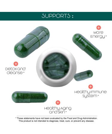 Teaveli Spirulina Chlorella Capsules and Barley Grass Juice Powder Bundle - Buy Online on GoSupps.com
