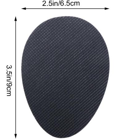 Bestomz Self-Adhesive Insoles for High Heels - 6 Pairs Non-Slip Rubber Stickers for Men & Women (Black) - International Shipping Available - Buy Online on GoSupps.com