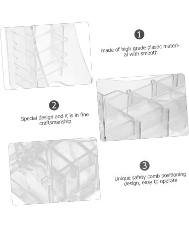 NOLITOY Hair Clipper Comb Box - Professional Hair Storage Organizer for Barbers & Stylists | Plastic Hair Accessories & Clippers Holder - Buy Online on GoSupps.com