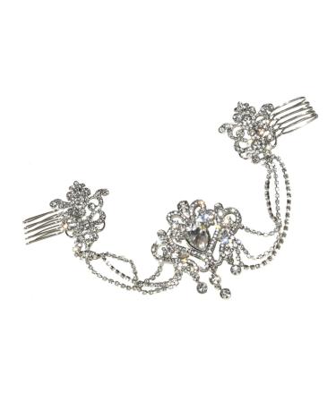DOITOOL Hair Accessories Western Style Bride Zinc Alloy Rhinestones