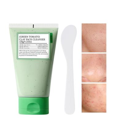 Face Masque Skincare Clay Moisturizing Clay Face Masque Tomato Face Mud Masque Oil Control Facial Cleansing Clay Hydrating Facial Clays Masques Pore Reducing Faces Masks for Hydrating Clarifying