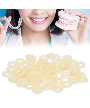 Orthodontic Elastic Bands  Rubberbands for Braces  Orthodontic Rubber Bands Elastic Rubberbands for Braces Accessory  100pcs / Bag (3/8 inch)