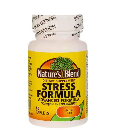 Nature's Blend Stress Formula Vitamins 60 Tabs 079854201000