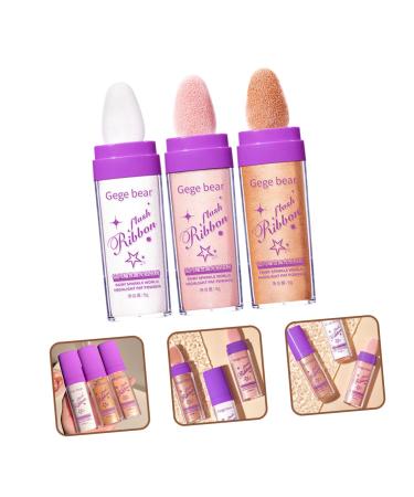 Buy Hemoton 3pcs Highlight Powder Glitter - Shimmering Body Makeup Highlighters for Women - Buy Online on GoSupps.com