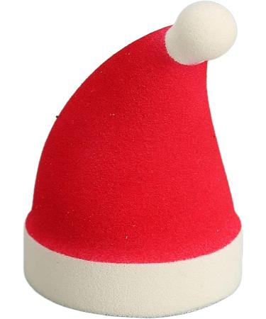 Makeup Sponge Soft Elastic Blending Sponge with Multifunction for Face Christmas Hat Shape Wet Dry Cosmetic Sponge - Buy Online on GoSupps.com